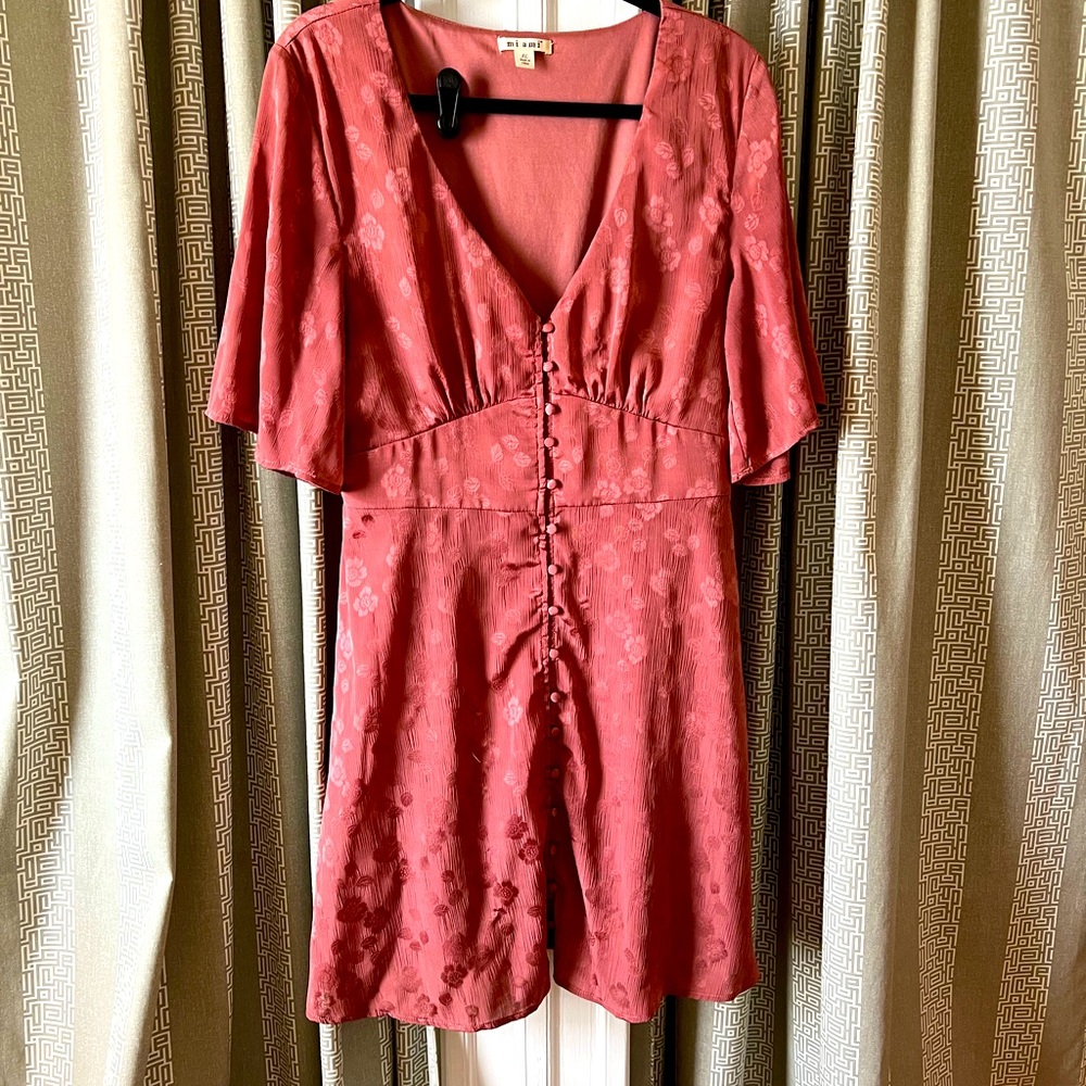 Gorgeous pink/rust retro style dress